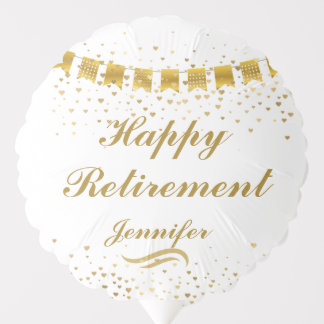 Enjoy Your Well-Deserved Rest Happy Retirement Balloon