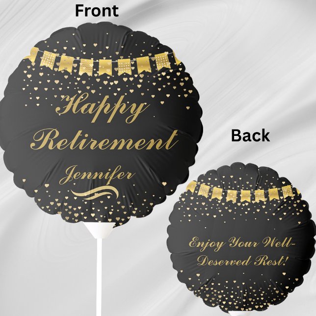 Enjoy Your Well-Deserved Rest Happy Retirement Balloon (Creator Uploaded)