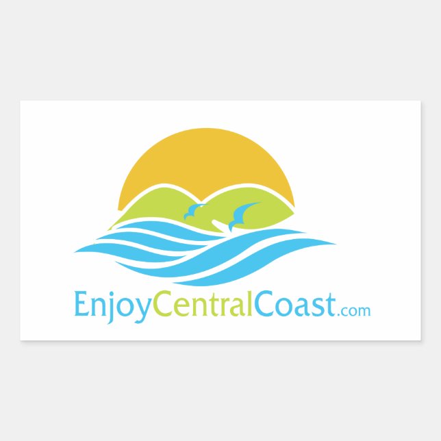 EnjoyCentralCoast.com sticker (Front)