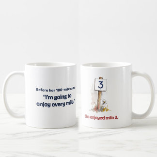 Enjoyed Mile 3 Funny Personalized Ultra Runner Coffee Mug
