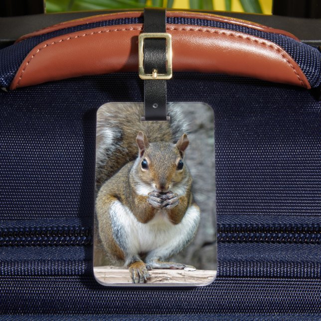 Enjoying a Treat Luggage Tag (Front Insitu 2)