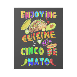 Enjoying Cuisine On Cinco de Mayo Gallery Wrap