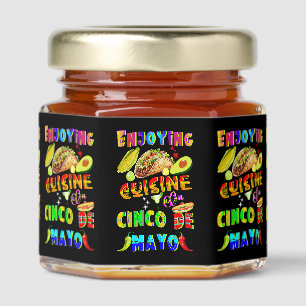 Enjoying Cuisine On Cinco de Mayo Honey Jar Favors