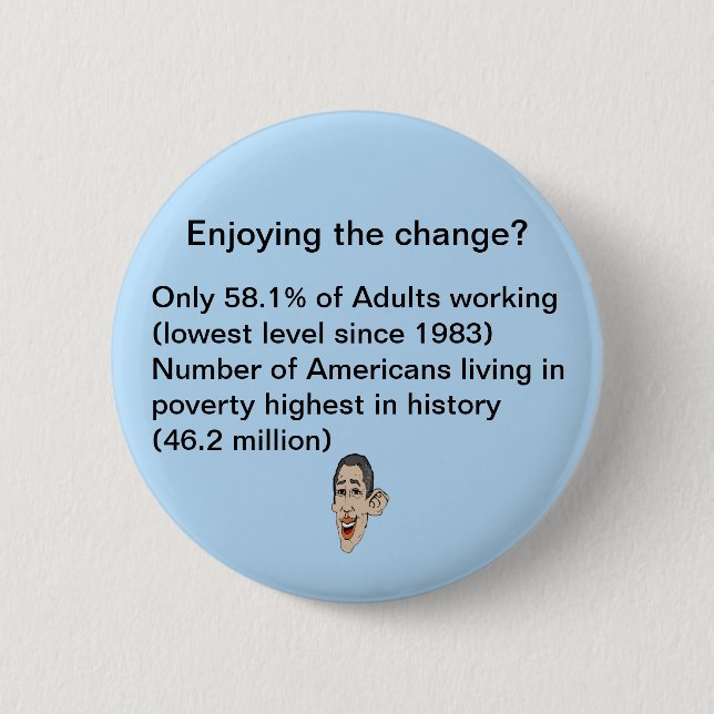 Enjoying the change? button (Front)