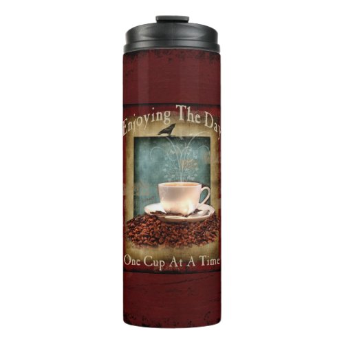 Enjoying The Day Coffe Thermal Travel Mug