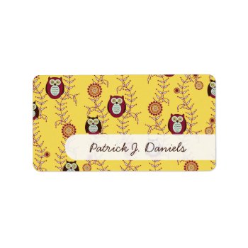 Enjoying The Sunshine Name Labels by StriveDesigns at Zazzle