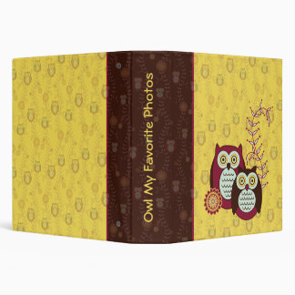 Enjoying the Sunshine Owls Binder