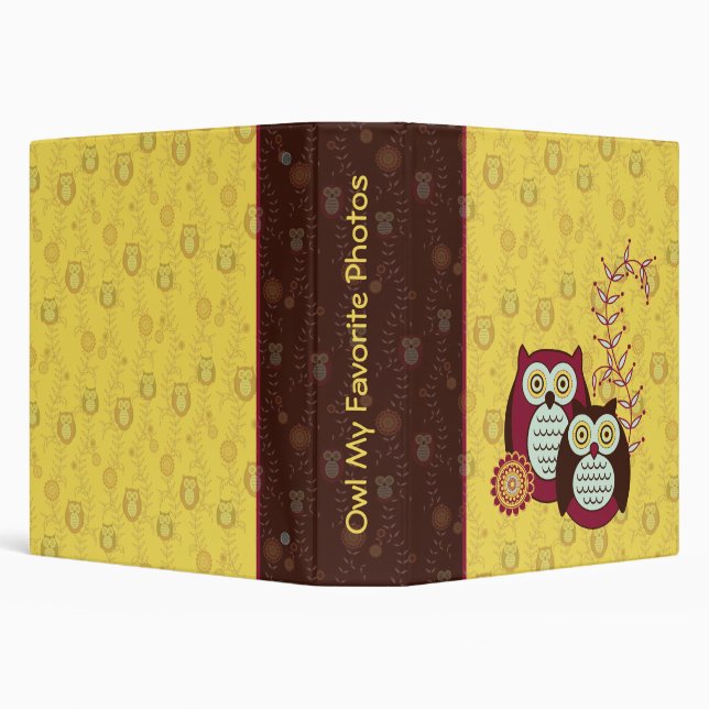 Enjoying the Sunshine Owls Binder (Background)