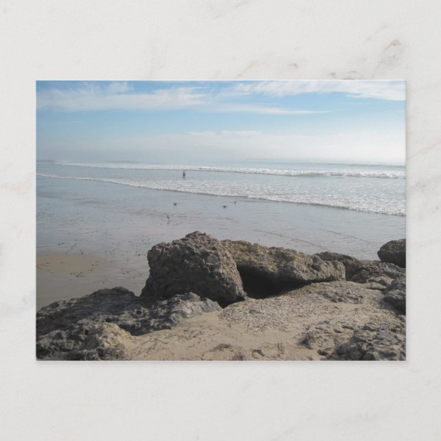 Enjoying the Surf  in Ventura Postcard (Front)