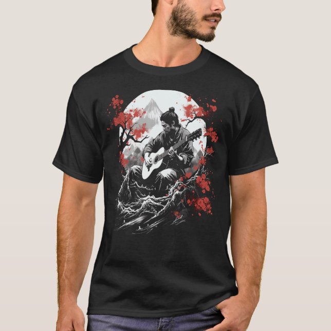 Enka Japanese Ballad Music Japan Guitarist Mountai T-Shirt (Front)