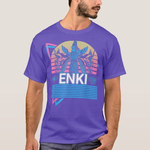 Enki Ancient God Sumerian Mythology Deity  T_Shirt