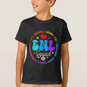 Enl Squad Teacher Squad English New Language Crew T-Shirt