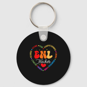 Enl Teacher Squad English New Language Squad Crew Keychain