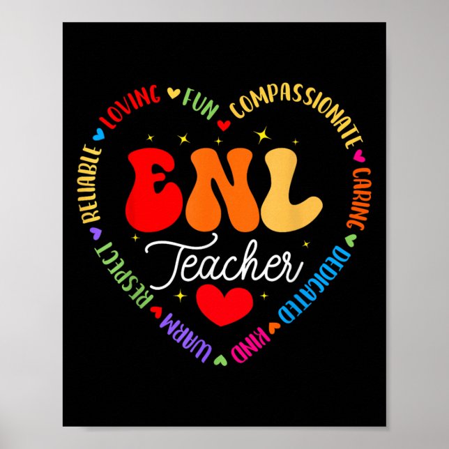 Enl Teacher Squad English New Language Squad Crew  Poster (Front)