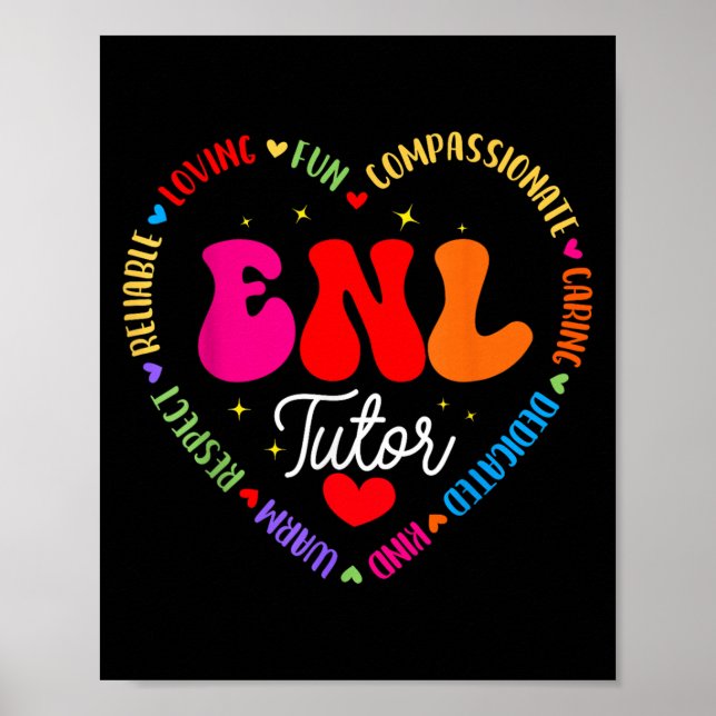 Enl Tutor Teacher Squad English New Language Squad Poster (Front)