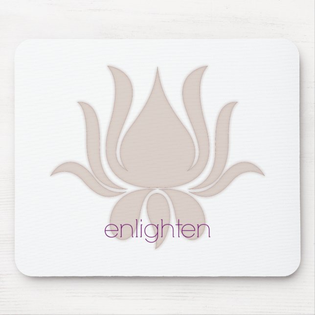 Enlighten Lotus Mouse Pad (Front)