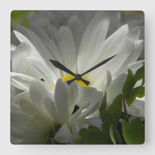 Enlighten Me Square Wall Clock (Front)