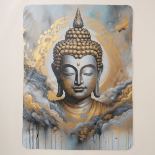Enlightened Buddha Sherpa Blanket