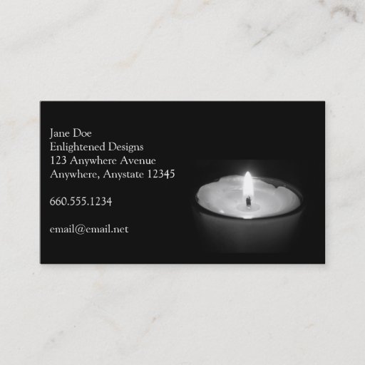 Customizable Enlightened Business Card