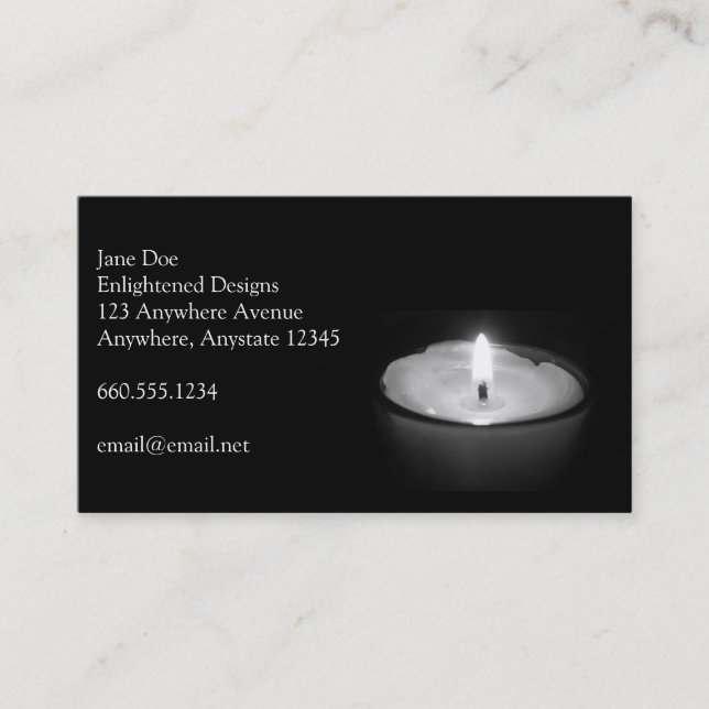 Enlightened Business Card (Front)