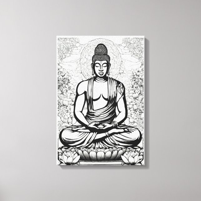 Enlightened Essence Canvas Print (Front)