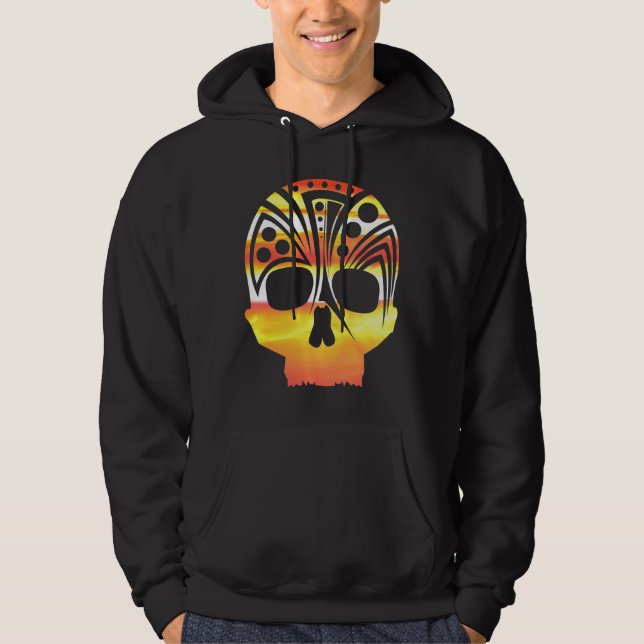 enlightened skull hoodie (Front)