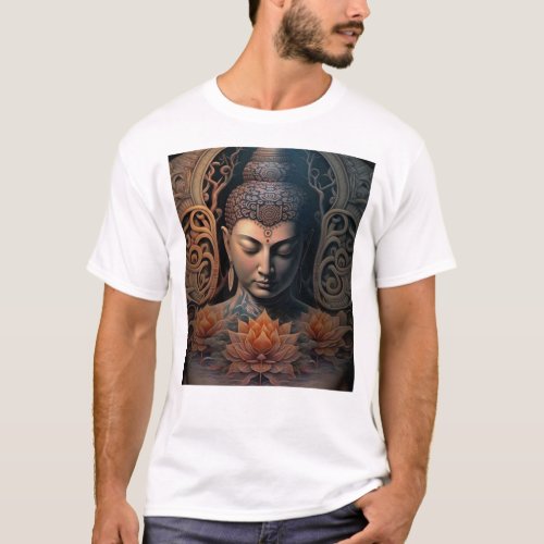 Enlightened Visions The Buddha Symbol T_shirt