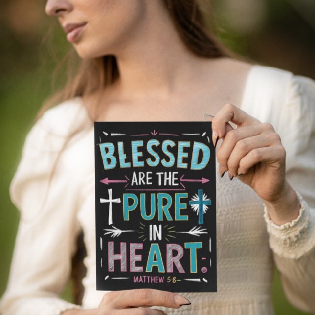 Enlightening Words Amidst a Cross Postcard (Creator Uploaded)