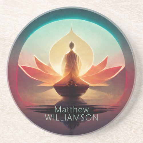 Enlightenment And Inner Peace With Your Name Coaster