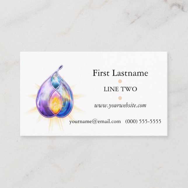 Enlightenment Business Card (Front)