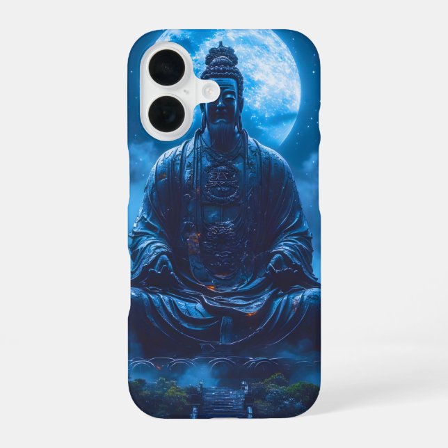 Enlightenment in Blue Iphone Case (Back)