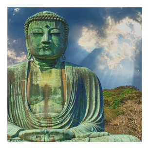 Enlightenment Meditating Buddha Statue Print