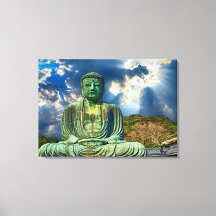 Enlightenment Meditating Buddha Statue Print