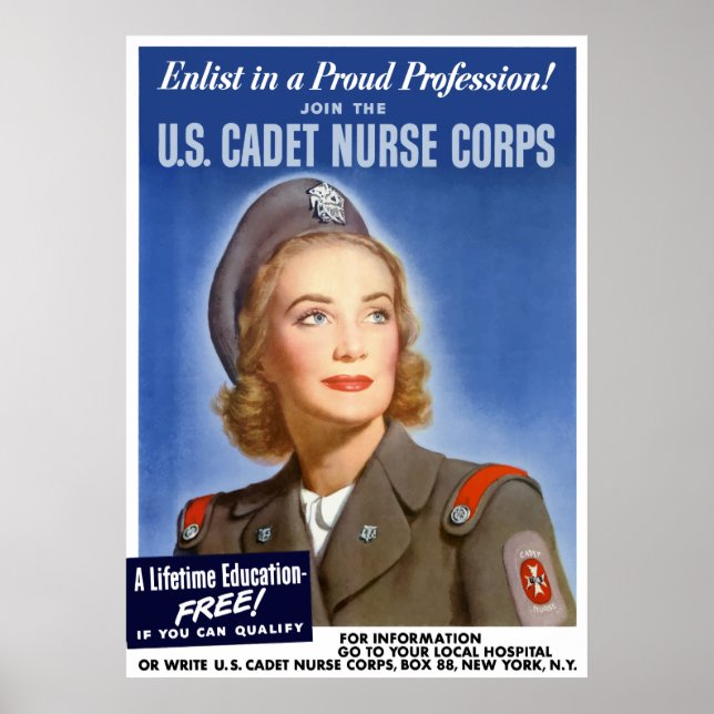 Enlist In A Proud Profession! Poster (Front)
