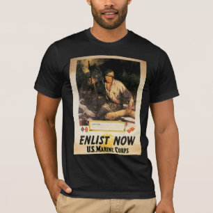 Enlist Now - US Marine Corps T-Shirt