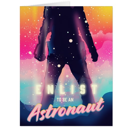 Enlist to Be an Astronaut Cards (Front)