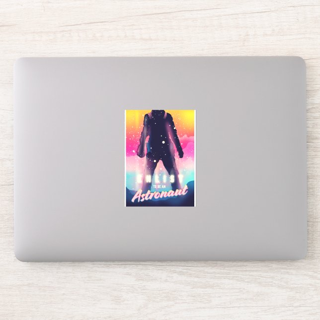 Enlist to Be an Astronaut Sticker (Computer)