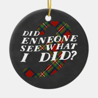 Enneagram 3 Christmas Theme Ornament