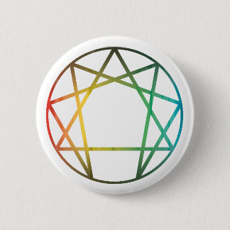 Enneagram Rainbow Button