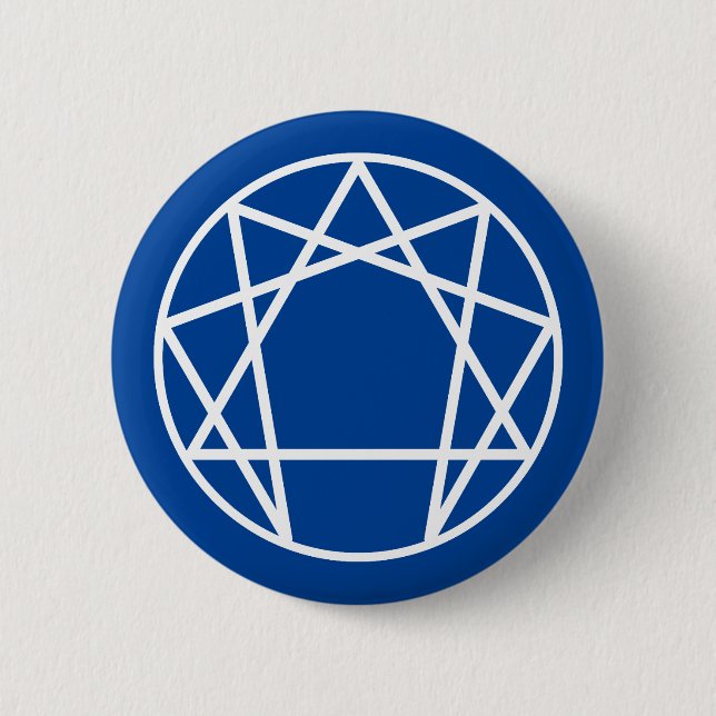 Enneagram Symbol Button (Front)