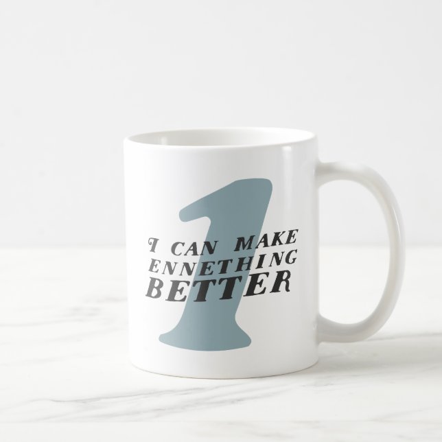 Enneagram Type 1 Funny Mug (Right)