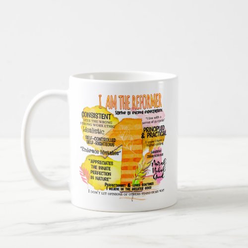 Enneagram Type 1 _ I Am The Reformer Coffee Mug