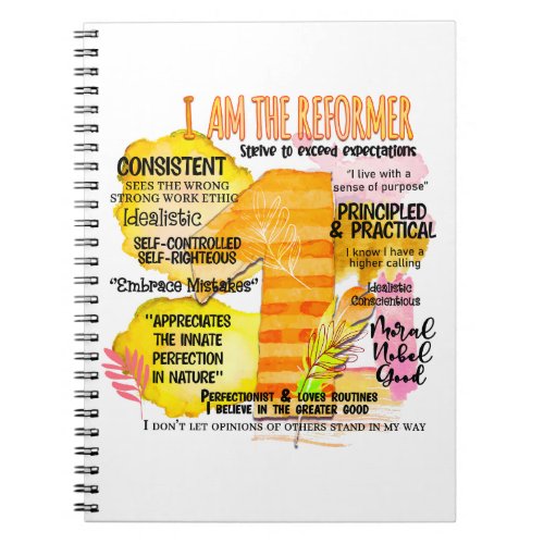 Enneagram Type 1 _ I Am The Reformer Notebook