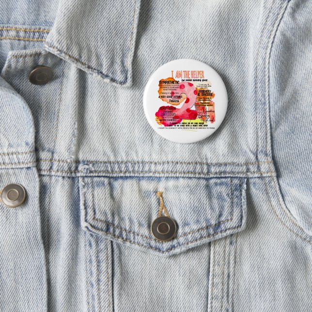 Enneagram Type 2 - I Am The Helper Button (In Situ)