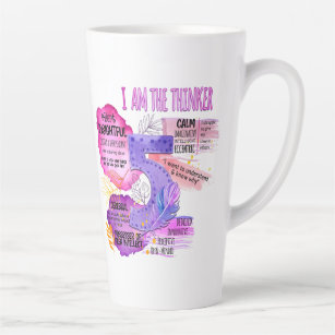 Enneagram Type 5 - I Am The Thinker Latte Mug