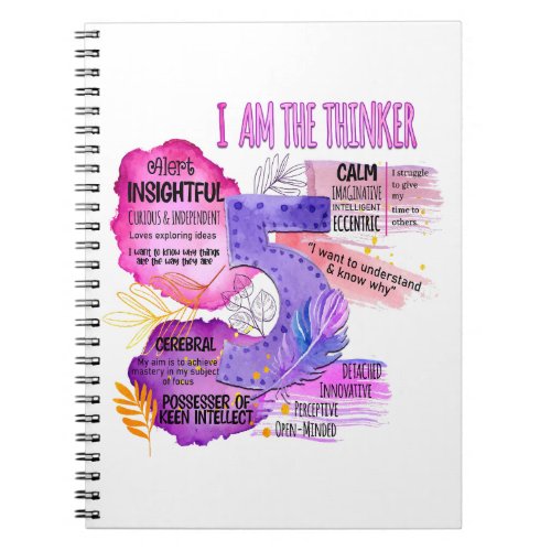 Enneagram Type 5 _ I Am The Thinker Notebook