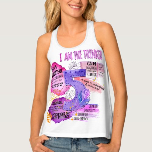 Enneagram Type 5 _ I Am The Thinker Tank Top