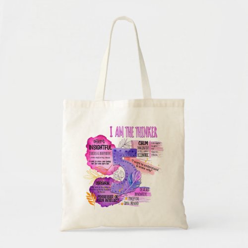 Enneagram Type 5 _ I Am The Thinker Tote Bag