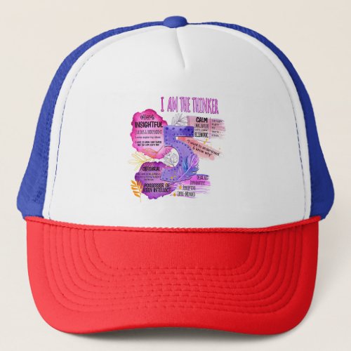 Enneagram Type 5 _ I Am The Thinker Trucker Hat