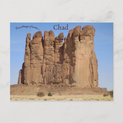 Ennedi Mountains Chad Postcard
